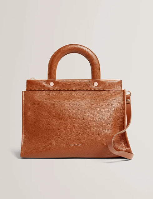 Τσάντα tote/χιαστί δερμάτινη Rollia Medium Ted Baker 285934-tan