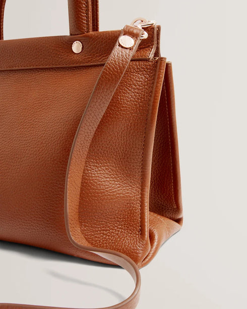 Τσάντα tote/χιαστί δερμάτινη Rollia Medium Ted Baker 285934-tan
