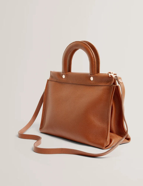 Τσάντα tote/χιαστί δερμάτινη Rollia Medium Ted Baker 285934-tan
