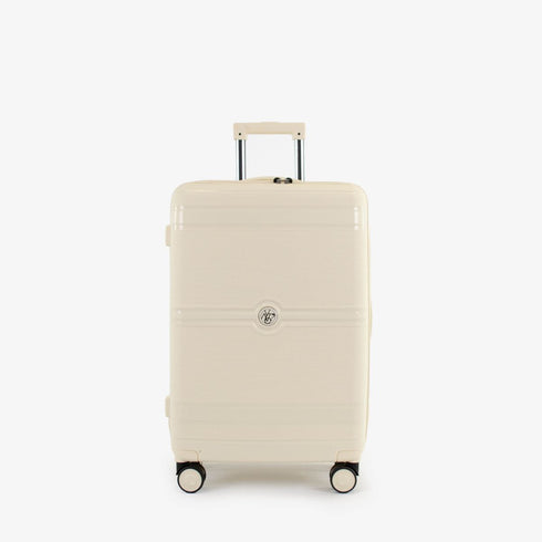 Βαλίτσα Μεσαία 65x45x24cm Y Not? SHI-43002 εκρού