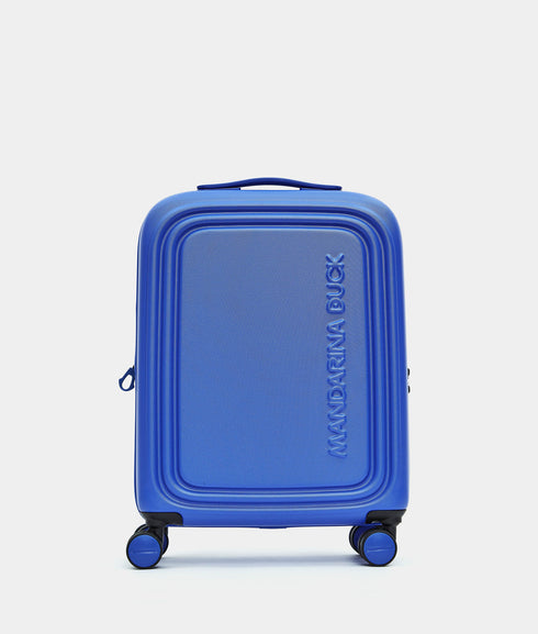 Βαλίτσα μεγάλη Logoduck 75x49x31cm Mandarina Duck P10SZV33-A66 μπλε ρουά