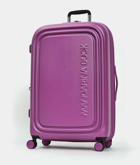 Βαλίτσα μεγάλη Logoduck 75x49x31cm Mandarina Duck P10SZV33-A40 μωβ