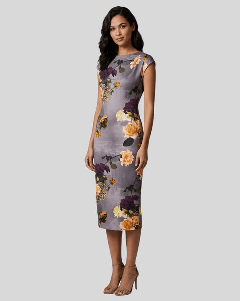 Φόρεμα μίντι Isya Ted Baker 285675-grey