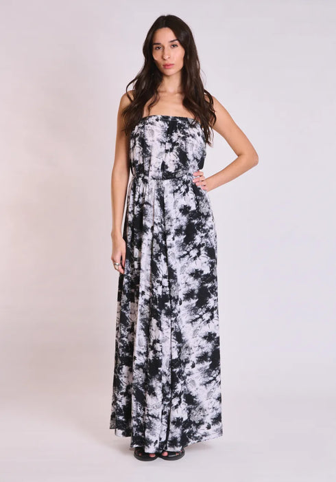 Φόρεμα μάξι Vale Collectiva Noir AT142B01VPR butterfly