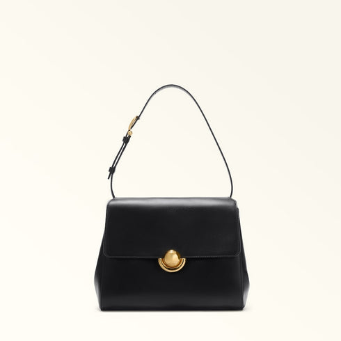 Τσάντα ώμου Domus Furla WB01862 BX4185 O6000 μαύρο