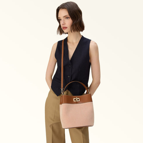 Τσάντα tote/ώμου Amelia Furla WB01953 BX3542 TCO00 ταμπά