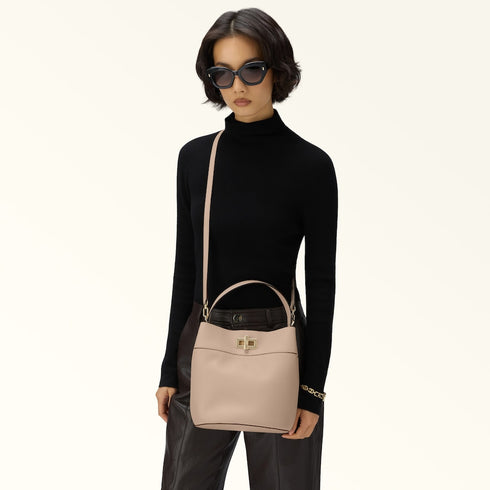 Τσάντα tote/ώμου Amelia Furla WB01953 HSF000 93300 μπεζ