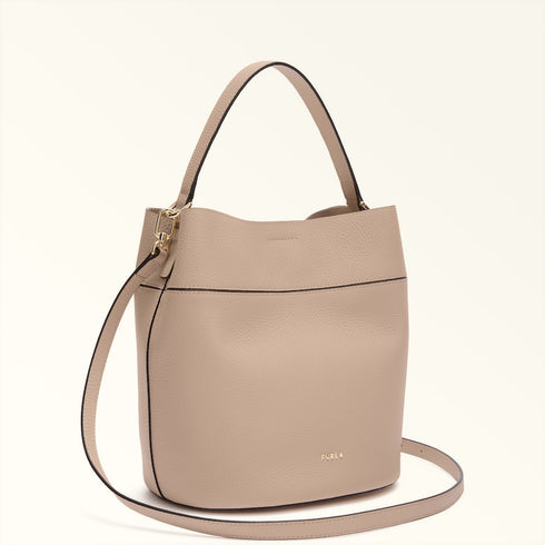 Τσάντα tote/ώμου Amelia Furla WB01953 HSF000 93300 μπεζ