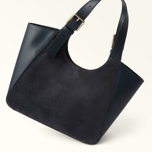 Τσάντα ώμου Dora Furla WB02012 BX4018 1007 2677S μπλε