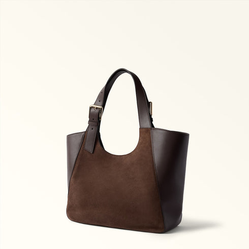 Τσάντα ώμου Dora Furla WB02012 BX4018 3244S καφέ