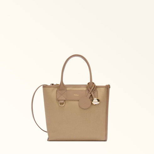 Τσάντα tote/ώμου Divide It Furla WB02038 BX2093 4947 μπεζ