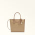 Τσάντα tote/ώμου Divide It Furla WB02038 BX2093 4947 μπεζ
