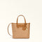 Τσάντα tote/ώμου Divide It Furla WB02038 BX4493 4935 μπεζ/ταμπά
