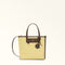 Τσάντα tote/ώμου Divide Furla WB02038 BX4493 4939 κίτρινο/καφέ