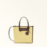 Τσάντα tote/ώμου Divide Furla WB02038 BX4493 4939 κίτρινο/καφέ