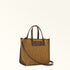 Τσάντα tote/ώμου Divide Furla WB02038 BX4493 4939 κίτρινο/καφέ