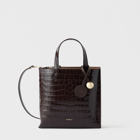 Τσάντα tote/χιαστί Iride Furla WE02123 BX4255 2460S καφέ