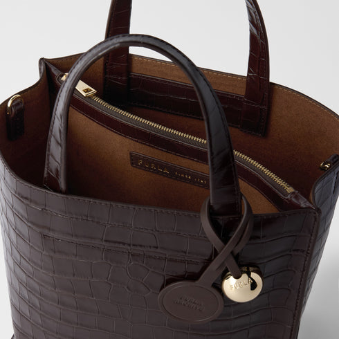 Τσάντα tote/χιαστί Iride Furla WE02123 BX4255 2460S καφέ