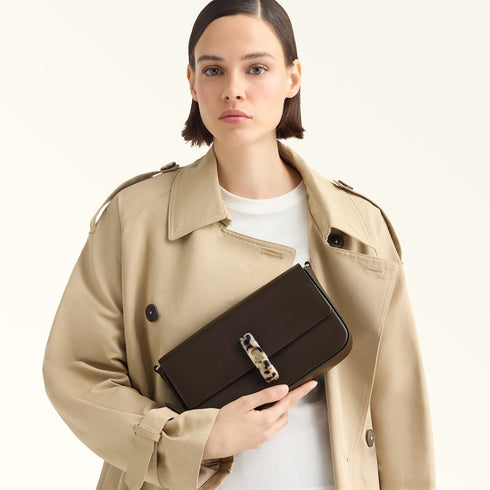 Τσάντα ώμου/χιαστί Dora Furla WB02206 BX3104 2460S καφέ
