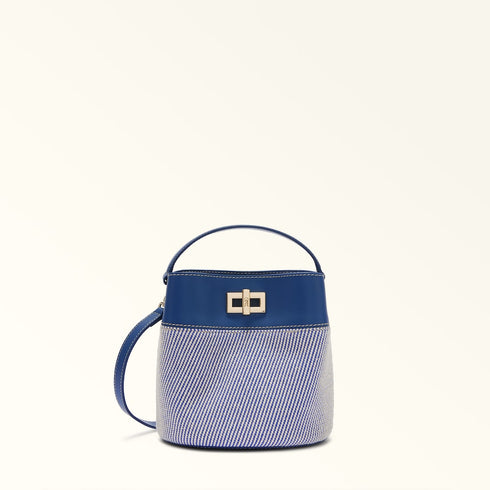 Τσάντα tote/ώμου Amelia Furla WE00879 BX4421 4296 μπλε