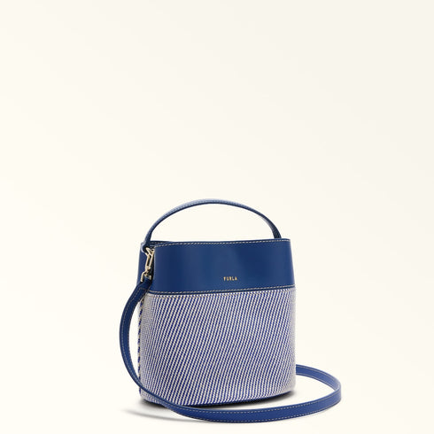 Τσάντα tote/ώμου Amelia Furla WE00879 BX4421 4296 μπλε