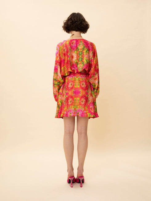 Τοπ Cropped Floral We_Are Ροζ