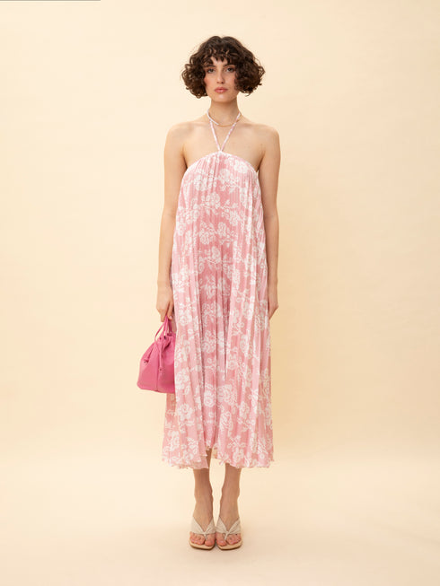 Φόρεμα Πλισέ Kourtinaki We_Are Ροζ
