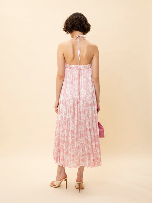 Φόρεμα Πλισέ Kourtinaki We_Are Ροζ