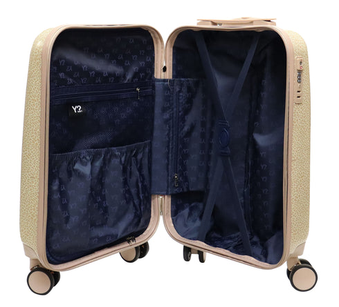 Βαλίτσα Μεσαία 66cmx40cmx24cm Y Not? LIF23002 μπεζ