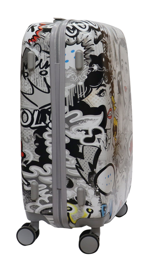 Βαλίτσα Μεσαία 66cmx40cmx24cm Y Not? POP1002 multicolor