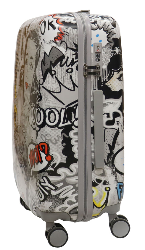 Βαλίτσα Μεσαία 66cmx40cmx24cm Y Not? POP1002 multicolor