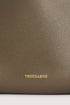 Τσάντα tote/χιαστί δερμάτινη Piazza mini Trussardi WBB13M05 λαδί/μαύρο