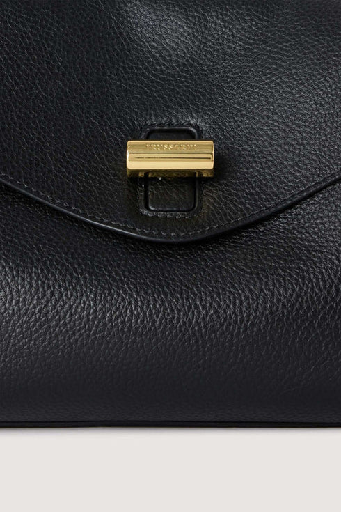 Τσάντα ώμου/χιαστί δερμάτινη Girello mini Trussardi WBS18L35-033 μαύρο