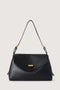 Τσάντα ώμου δερμάτινη Girello Trussardi WBS19L35-033 μαύρο