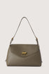 Τσάντα ώμου δερμάτινη Girello Trussardi WBS19L35-040 μπεζ