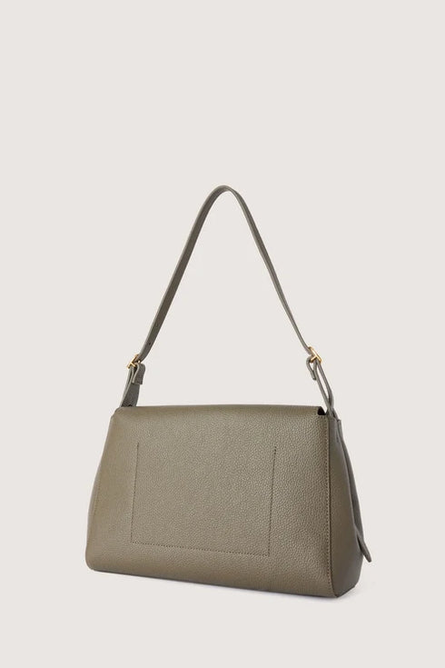 Τσάντα ώμου δερμάτινη Girello Trussardi WBS19L35-040 μπεζ