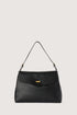 Τσάντα ώμου δερμάτινη Girello Large Trussardi WBS20L35-033 μαύρο