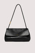 Τσάντα ώμου δερμάτινη Orbita Medium Trussardi WBC07L13-033 μαύρο