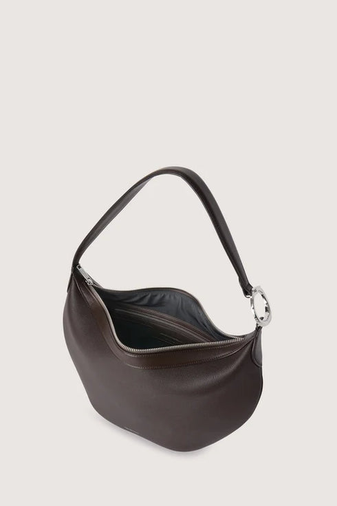 Τσάντα ώμου δερμάτινη Whippet Medium Trussardi WBS15L34-053 καφέ