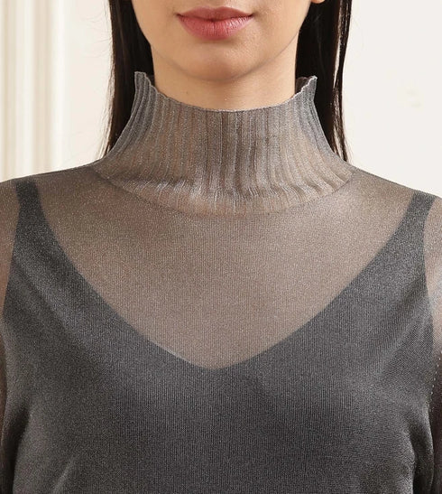 Μπλούζα Taylaw Ted Baker 276587 γκρι μεταλλικό