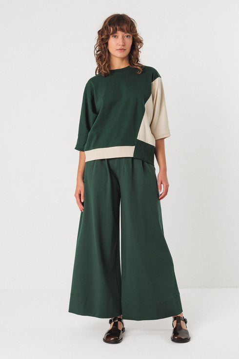 Τοπ οργανικό βαμβάκι Aloria-gots SKFK WTS01146 πράσινο