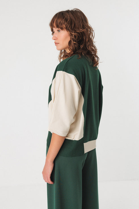 Τοπ οργανικό βαμβάκι Aloria-gots SKFK WTS01146 πράσινο