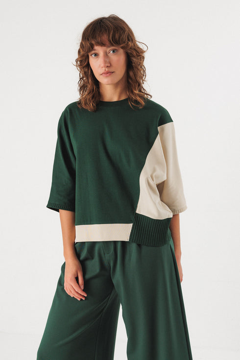 Τοπ οργανικό βαμβάκι Aloria-gots SKFK WTS01146 πράσινο