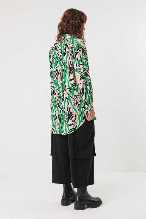 Πουκάμισο βισκόζη Amagoia SKFK WSH00612 πράσινο