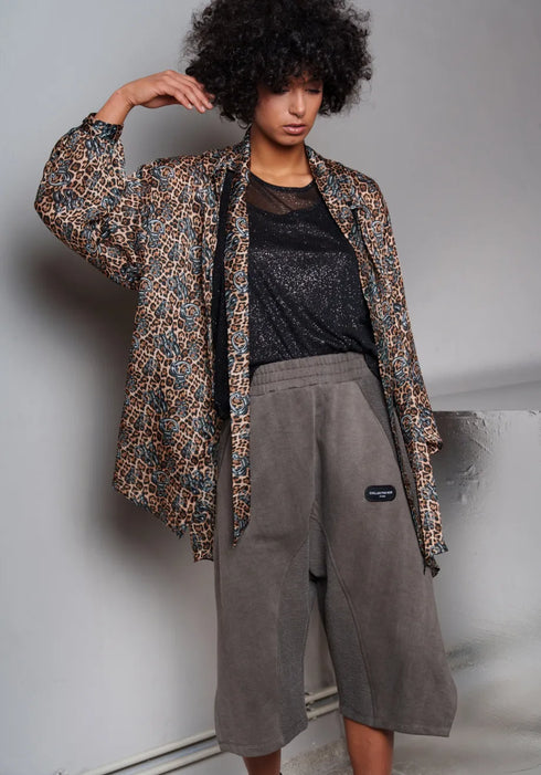 Πουκάμισο Aria Leopard Collectiva Noir CN141R02ZOP μαύρο