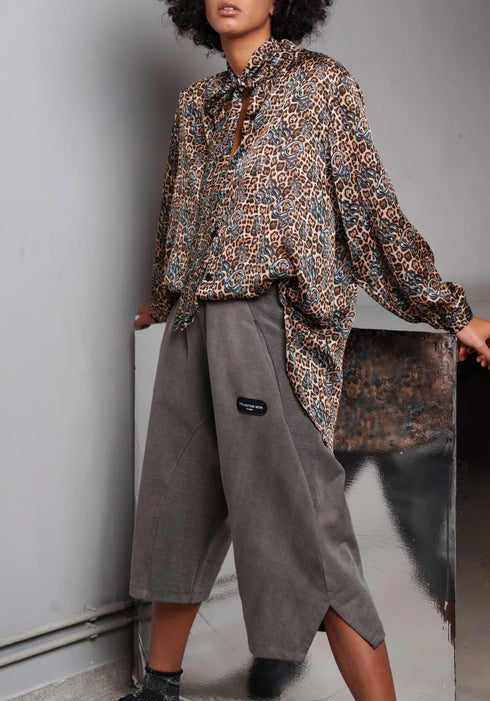 Πουκάμισο Aria Leopard Collectiva Noir CN141R02ZOP μαύρο