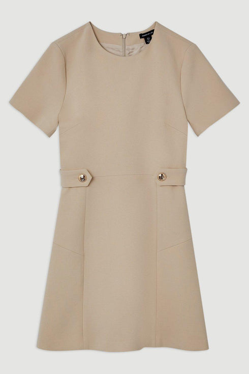 Φόρεμα μίνι Karen Millen BKK26016 μπεζ