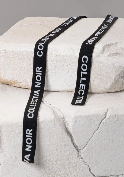 Ζώνη CN Logo Belt Collectiva Noir CN141Z03CO μαύρo