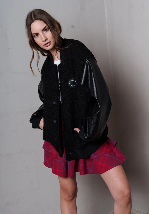 Τζάκετ Bleeker Bomber Collectiva Noir CN141X02BCL μαύρο