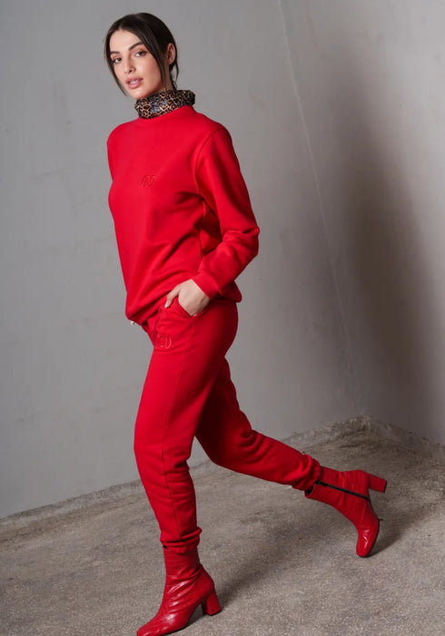 Φούτερ Bold Shoulder Collectiva Noir CN141A01FFL κόκκινο